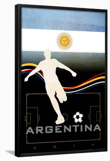 Brazil 2014 - Argentina-null-Framed Poster