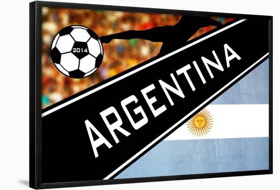 Brazil 2014 - Argentina-null-Framed Poster