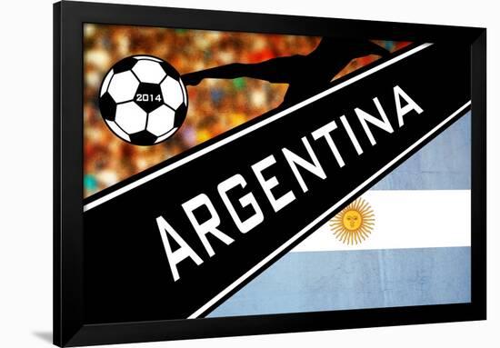 Brazil 2014 - Argentina-null-Framed Poster