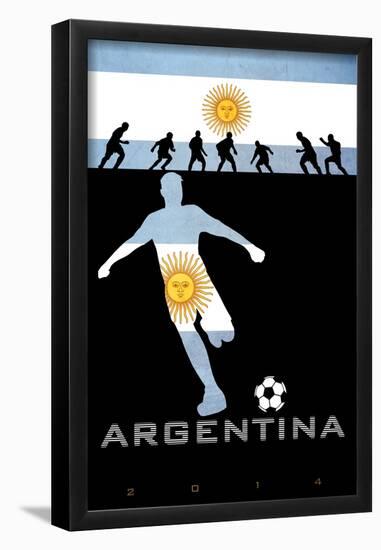 Brazil 2014 - Argentina-null-Framed Poster