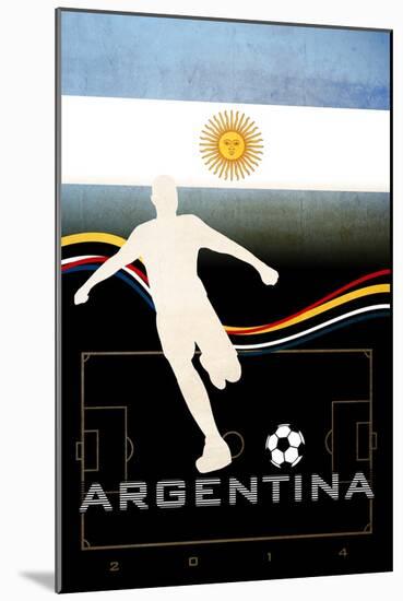 Brazil 2014 - Argentina-null-Mounted Poster