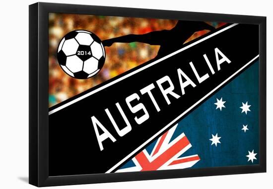 Brazil 2014 - Australia-null-Framed Poster