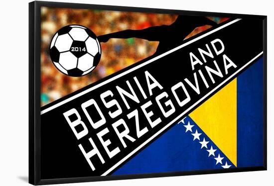 Brazil 2014 - Bosnia and Herzegovina-null-Framed Poster