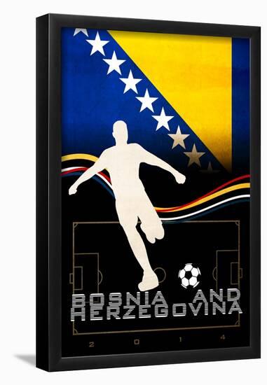 Brazil 2014 - Bosnia and Herzegovina-null-Framed Poster