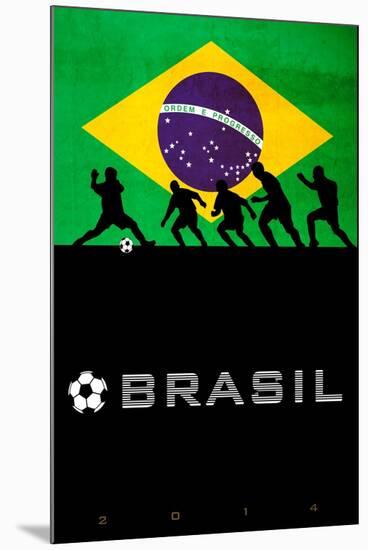 Brazil 2014 - Brazil-null-Mounted Poster