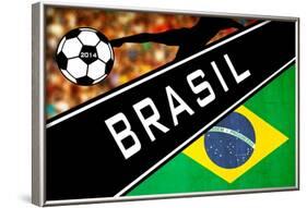 Brazil 2014 - Brazil-null-Framed Poster