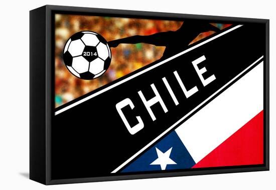 Brazil 2014 - Chile-null-Framed Stretched Canvas