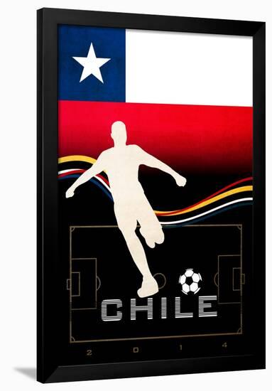 Brazil 2014 - Chile-null-Framed Poster