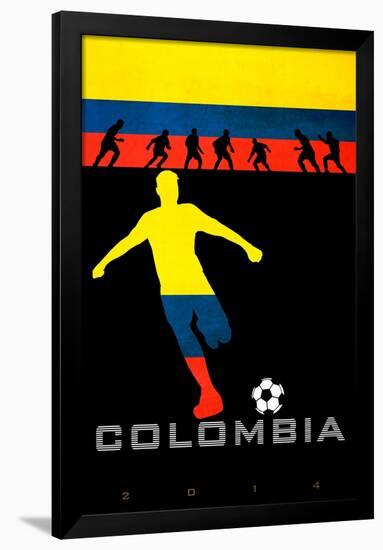 Brazil 2014 - Colombia-null-Framed Poster