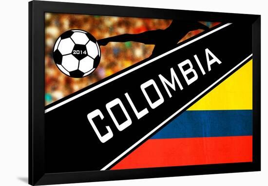 Brazil 2014 - Colombia-null-Framed Poster