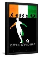 Brazil 2014 - Cote d'Ivoire-null-Framed Poster