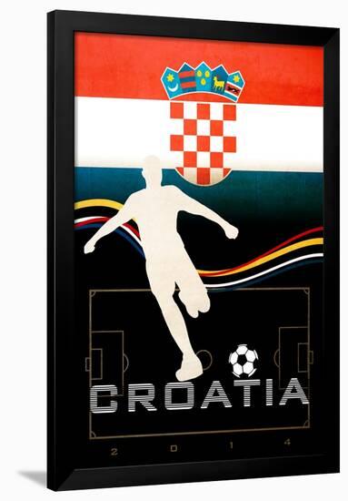 Brazil 2014 - Croatia-null-Framed Poster