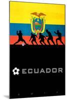 Brazil 2014 - Ecuador-null-Mounted Poster