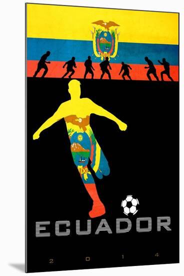 Brazil 2014 - Ecuador-null-Mounted Poster