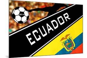 Brazil 2014 - Ecuador-null-Mounted Poster