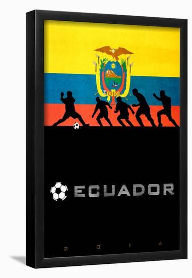 Brazil 2014 - Ecuador-null-Framed Poster