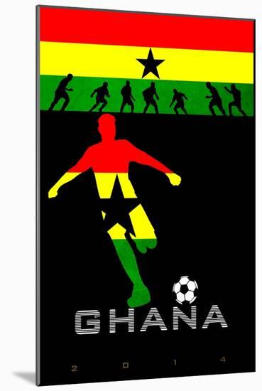 Brazil 2014 - Ghana-null-Mounted Poster
