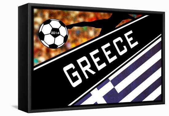 Brazil 2014 - Greece-null-Framed Stretched Canvas