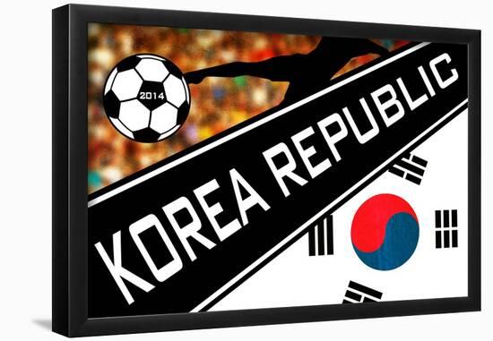 Brazil 2014 - Korea-null-Framed Poster