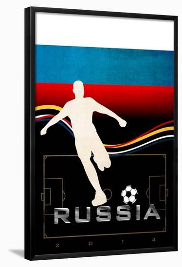 Brazil 2014 - Russia-null-Framed Poster