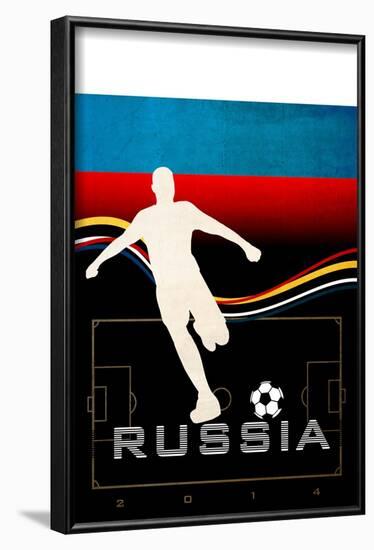 Brazil 2014 - Russia-null-Framed Poster