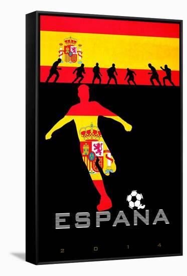 Brazil 2014 - Spain-null-Framed Stretched Canvas
