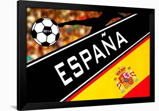 Brazil 2014 - Spain-null-Framed Poster