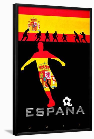 Brazil 2014 - Spain-null-Framed Poster