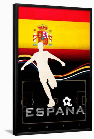 Brazil 2014 - Spain-null-Framed Poster