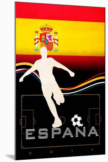 Brazil 2014 - Spain-null-Mounted Poster