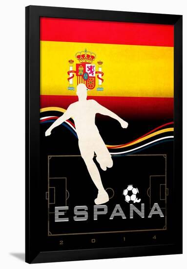 Brazil 2014 - Spain-null-Framed Poster