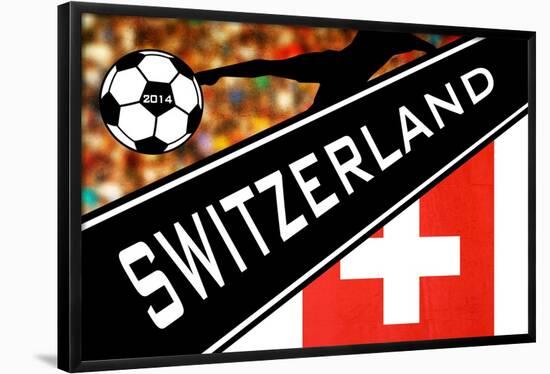 Brazil 2014 - Switzerland-null-Framed Poster