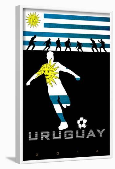 Brazil 2014 - Uruguay-null-Framed Poster