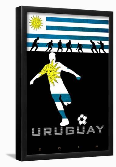 Brazil 2014 - Uruguay-null-Framed Poster