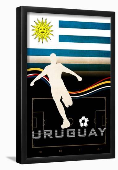 Brazil 2014 - Uruguay-null-Framed Poster