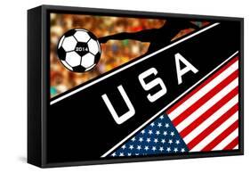 Brazil 2014 - USA-null-Framed Stretched Canvas