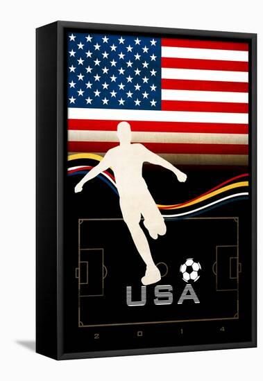 Brazil 2014 - USA-null-Framed Stretched Canvas