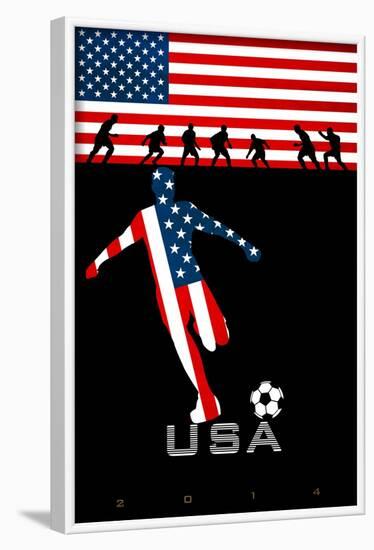 Brazil 2014 - USA-null-Framed Poster