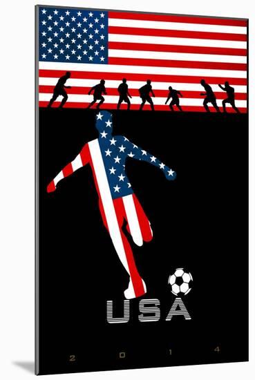 Brazil 2014 - USA-null-Mounted Poster