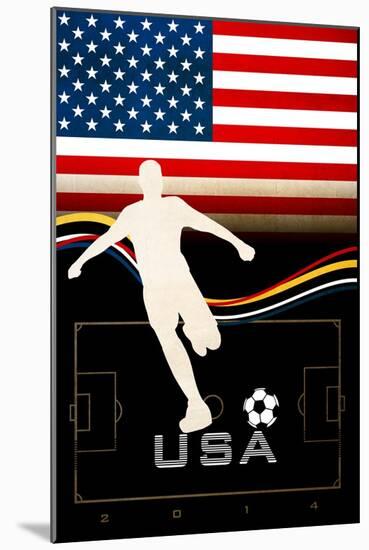 Brazil 2014 - USA-null-Mounted Poster