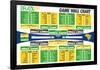 Brazil 2014 World Cup Wall Chart-null-Framed Poster