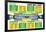 Brazil 2014 World Cup Wall Chart-null-Framed Poster