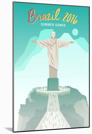 Brazil 2016 Summer Games-null-Mounted Poster