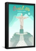 Brazil 2016 Summer Games-null-Framed Poster