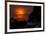 Brazil. A colorful orange sunset in the Pantanal.-Ralph H. Bendjebar-Framed Photographic Print