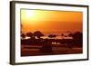 Brazil, Bahia, Island Morro De Sao Paulo, Beach, Rock, Sea, Sunset-Chris Seba-Framed Photographic Print