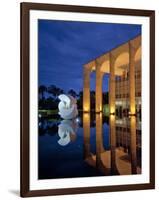 Brazil, Brasilia, Distrito Federal, Palacio De Itamaraty-Alex Robinson-Framed Photographic Print