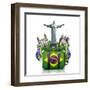 Brazil, Brazil Landmarks, Travel-Dorian2013-Framed Art Print