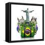 Brazil, Brazil Landmarks, Travel-Dorian2013-Framed Stretched Canvas