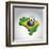 Brazil. Brazilian Soccer Concept Illustration-alexmillos-Framed Art Print